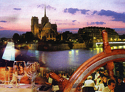 Paris cruise and illuminations of Paris